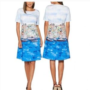 Rafaella Seaside Village Dress Size 10, LIKE NEW